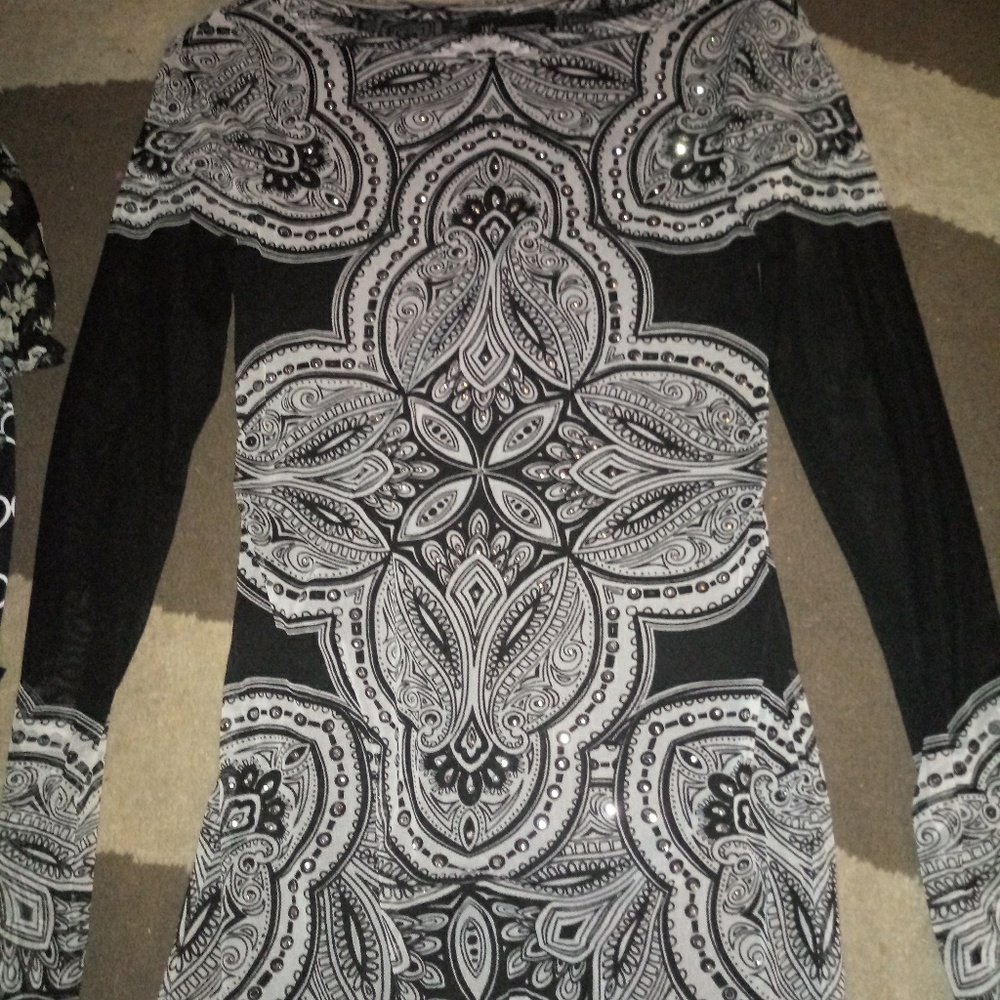 INC long sleeve blouse Sz M